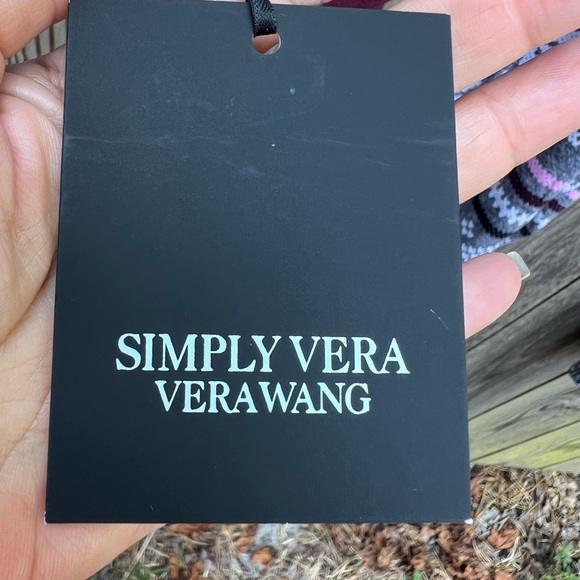 SIMPLY VERA VERAWANG Isle 2 Piece Lounge Sleep Pajama Set Sz XXL NWT NEW - Picture 6 of 16